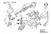 Bosch 0 603 273 042 PWS 550 Angle Grinder 240 V / GB Spare Parts PWS550